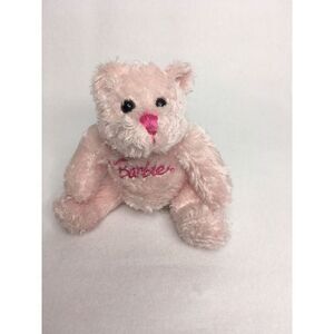 Barbie Pink Plush Teddy Bear Doll 2004 Brown Shoe Co. Polyester 6 Inch Collectib